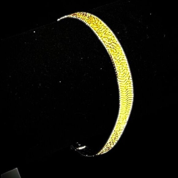 AEU# Exquisite JCM 7” Reversible Gold Vermeil Bracelet - Picture 5 of 12